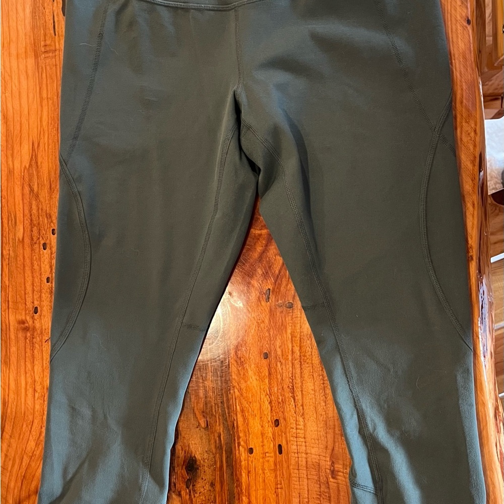Zella Dark Green Athletic Leggings